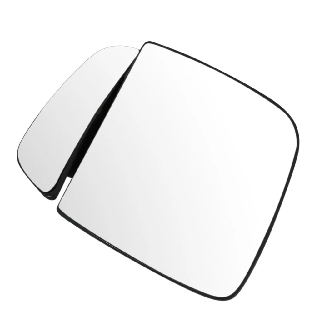 OE Style Left Mirror Glass w/Plate for Ford E-150/250/350/450/550 (1992–2007)
