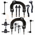 Set of 12 Suspension Control Arms and Tie Rods for Hyundai Sonata (1999–2005)