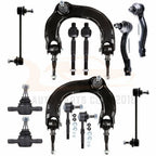 Set of 12 Suspension Control Arms and Tie Rods for Hyundai Sonata (1999–2005)