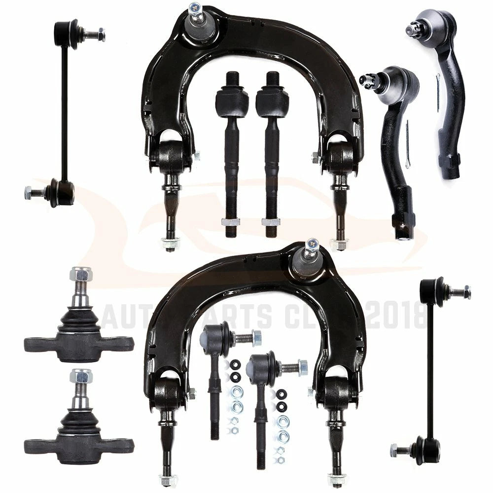 Set of 12 Suspension Control Arms and Tie Rods for Hyundai Sonata (1999–2005)