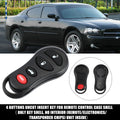 Set of 4 Keyless Entry Remote Key Shell Covers for Jeep Dodge (No Year Specified)