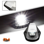 5Pcs Cab Roof Running Light W/Switch Chrome White LED for F-Series (1980–1996)