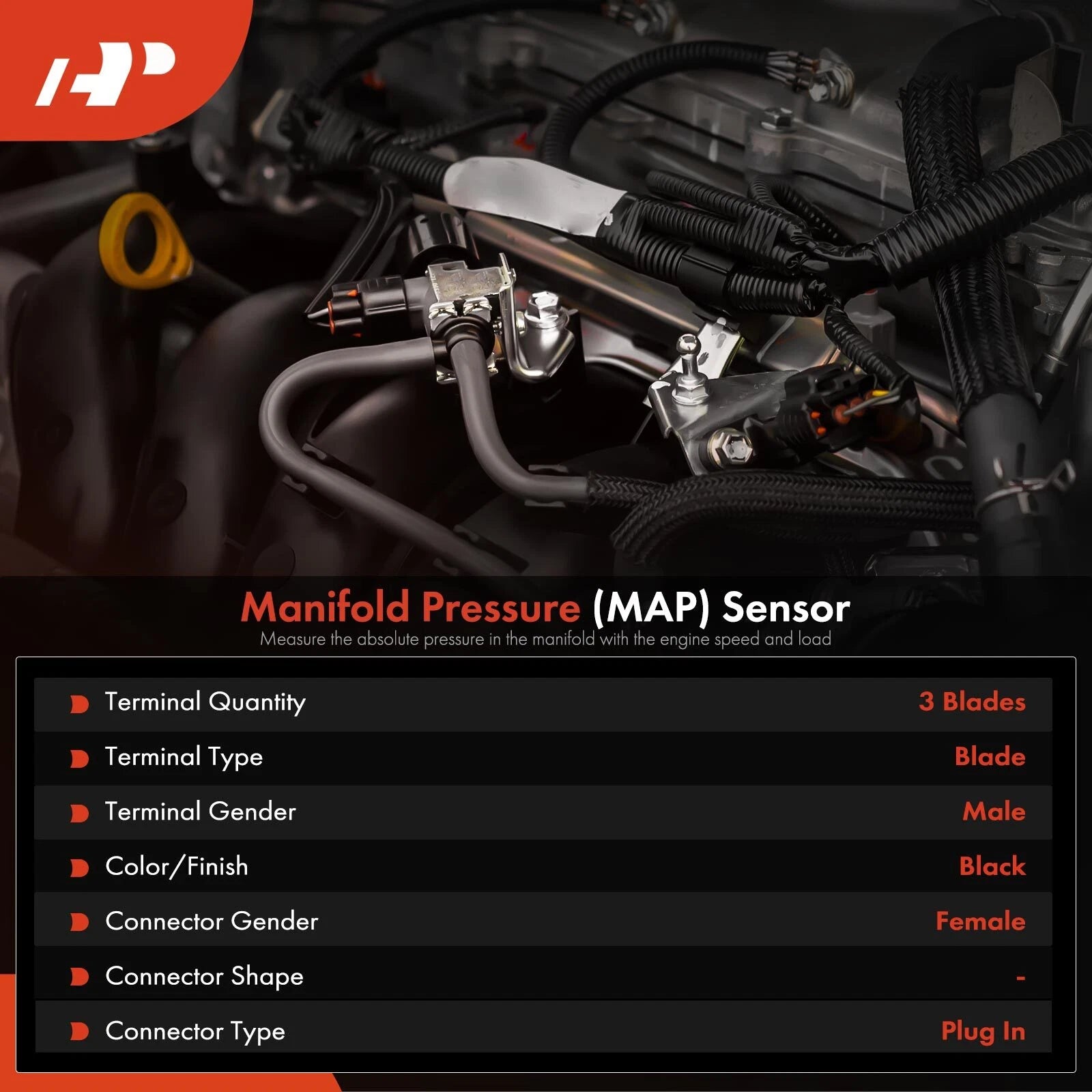 Manifold Pressure (MAP) Sensor for Toyota Camry (1997–2001)