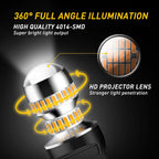 2X LED Back Up Reverse Light Bulbs for AUXITO (3000K Amber)