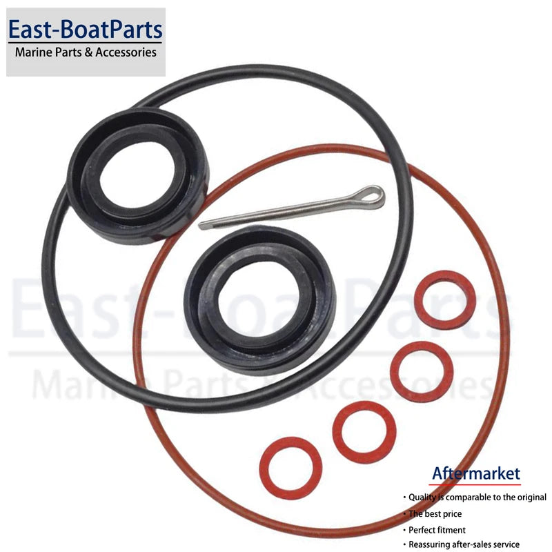 Lower Unit Seal Kit with Oil Seal & O-Ring for Yamaha 4 Stroke 8hp 9.9hp