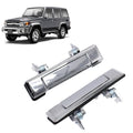 Chrome Front Door Handle Pair for Toyota Land Cruiser J70 (2010–2016)