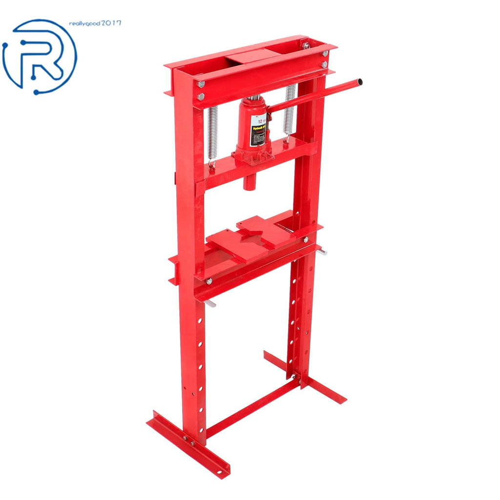 12 Ton Hydraulic Shop Press for Benchtop Use
