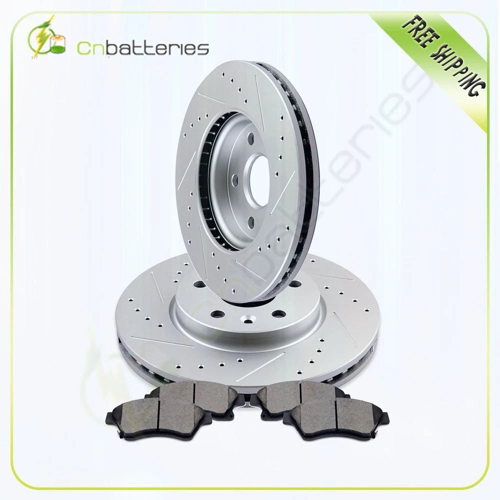 Front Brake Rotors and Ceramic Pads for Chevrolet Cruze Limited Sonic (2016–2019)