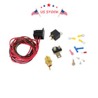 Electric Fan Thermostat Switch Relay Kit for 454 427 Engine (Year Range)