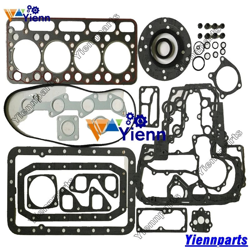 Engine Overhaul Rebuild Kit for Kubota V1702 V1702A (KH90, Clark 743)