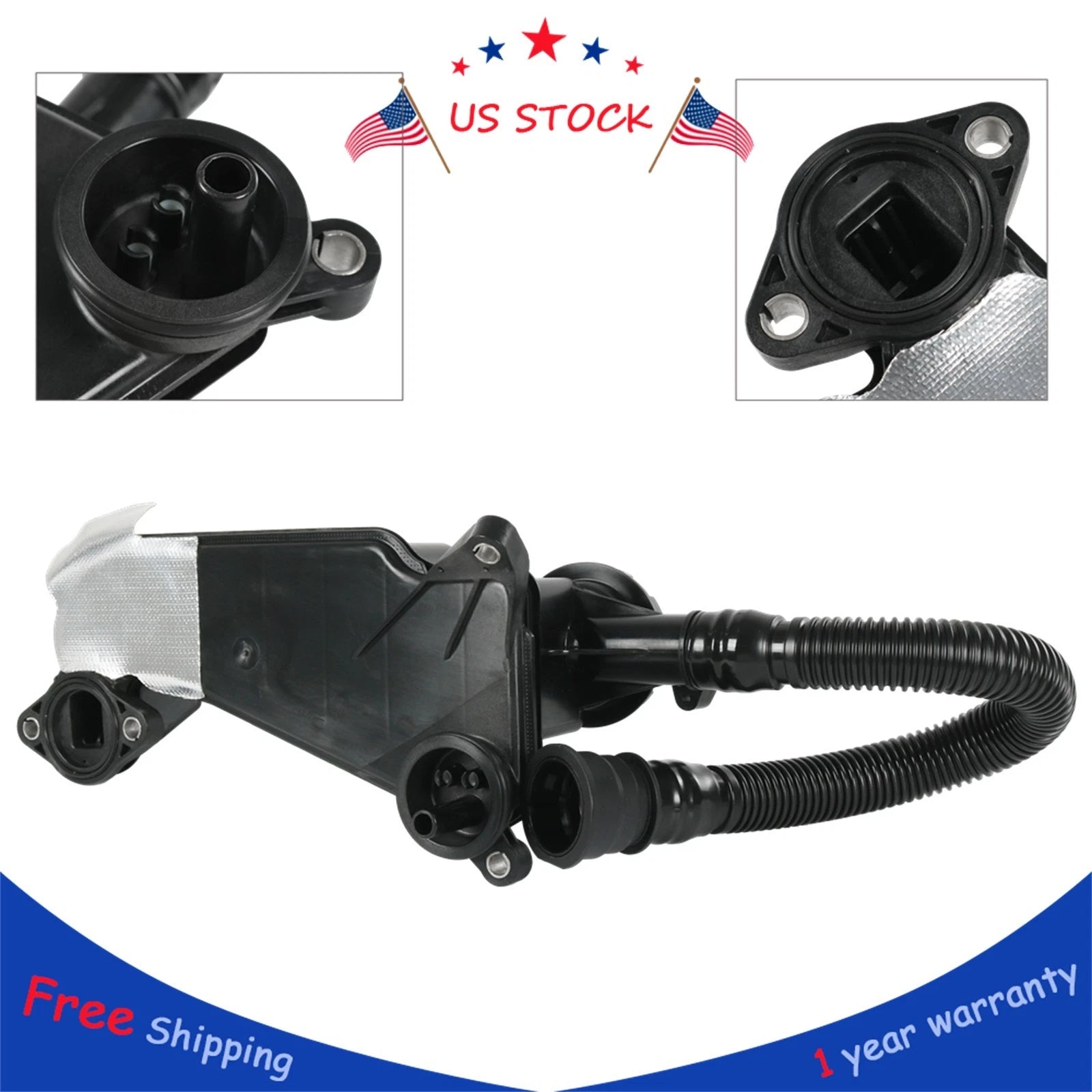 PCV CCV Oil Separator for Ford 6.7L Powerstroke Diesel (2011–2024)