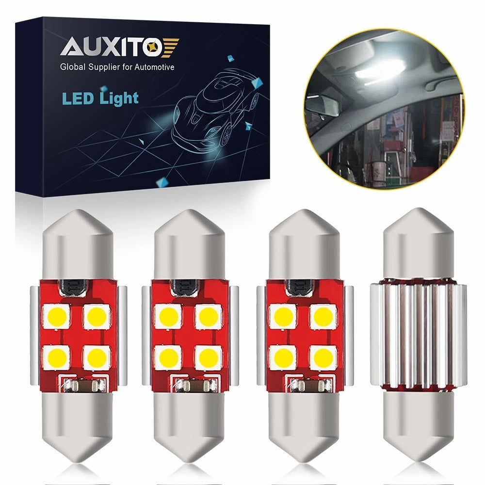 Set of 4 LED Festoon Interior Lights for Make Model
