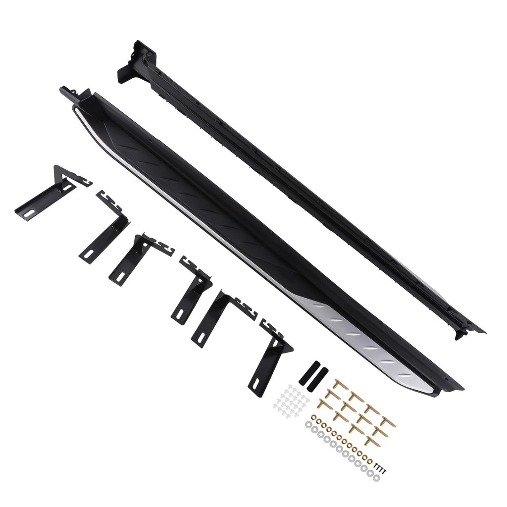 Nerf Bars Running Board Side Step Kit for Toyota RAV4 (2019-2025) Black Aluminum