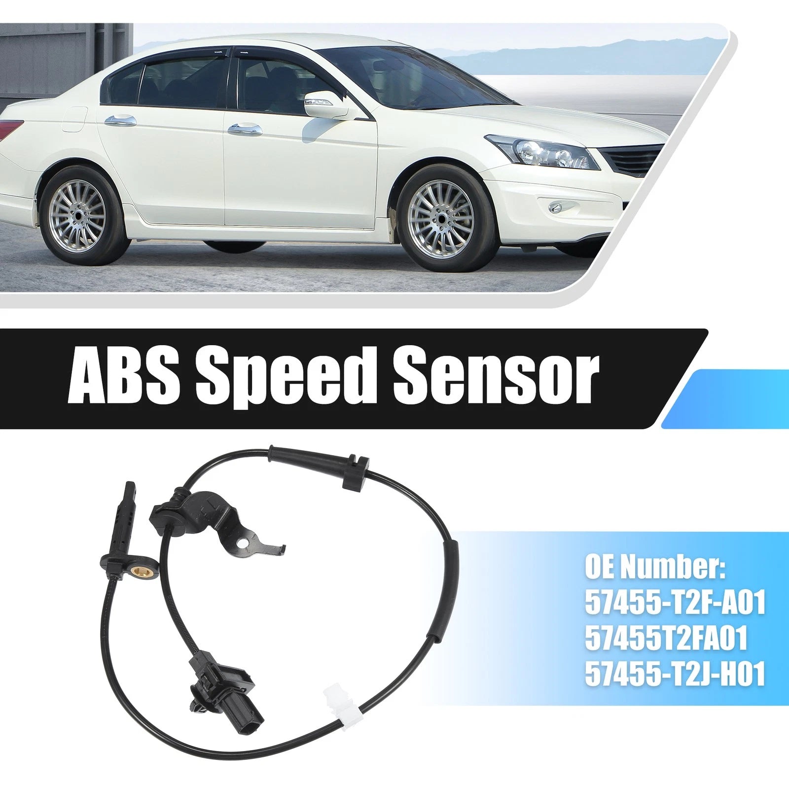 Front Left ABS Wheel Speed Sensor No. 57455T2FA01 for Acura TLX (2015–2020)