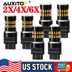 Set of 6 SMD Amber LED Turn Signal Lights for Ford F150 F250 F350