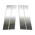 Diamond Grade 4pc Stainless Steel Pillar Post Covers for 2011-2017 Honda Odyssey