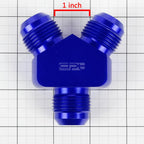 2X 12AN Male Flare Y-Block Splitter Adapter for Universal