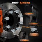 Set of 4 Wheel Spacers for Ford F-250 F-350 Super Duty (1999–2023)