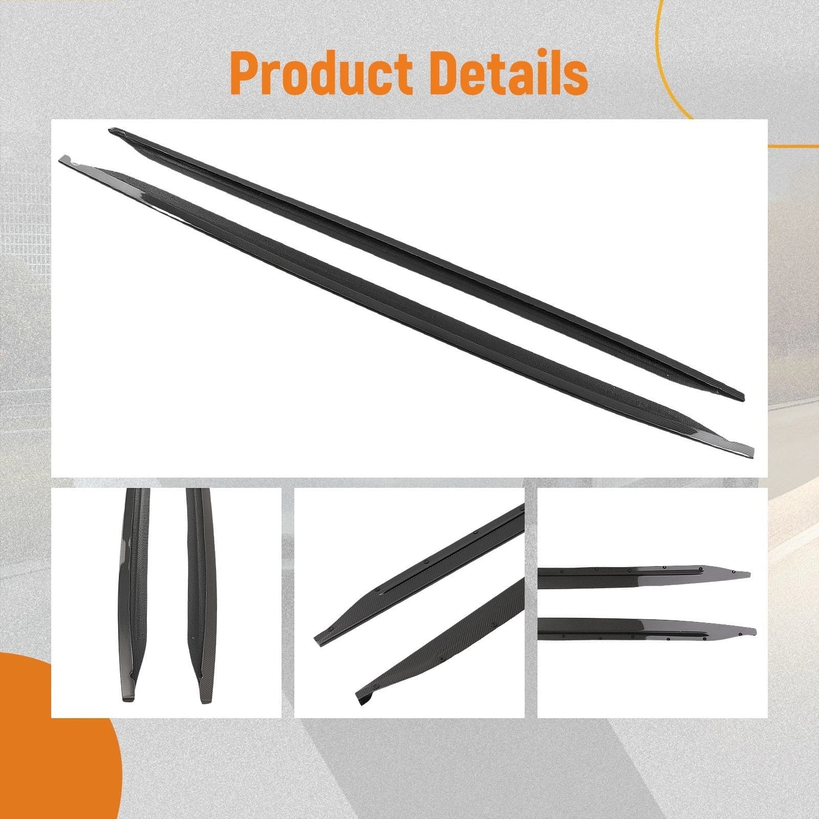 2X Carbon Fiber Side Skirt for BMW G80 M3 Sedan (2021–2025)