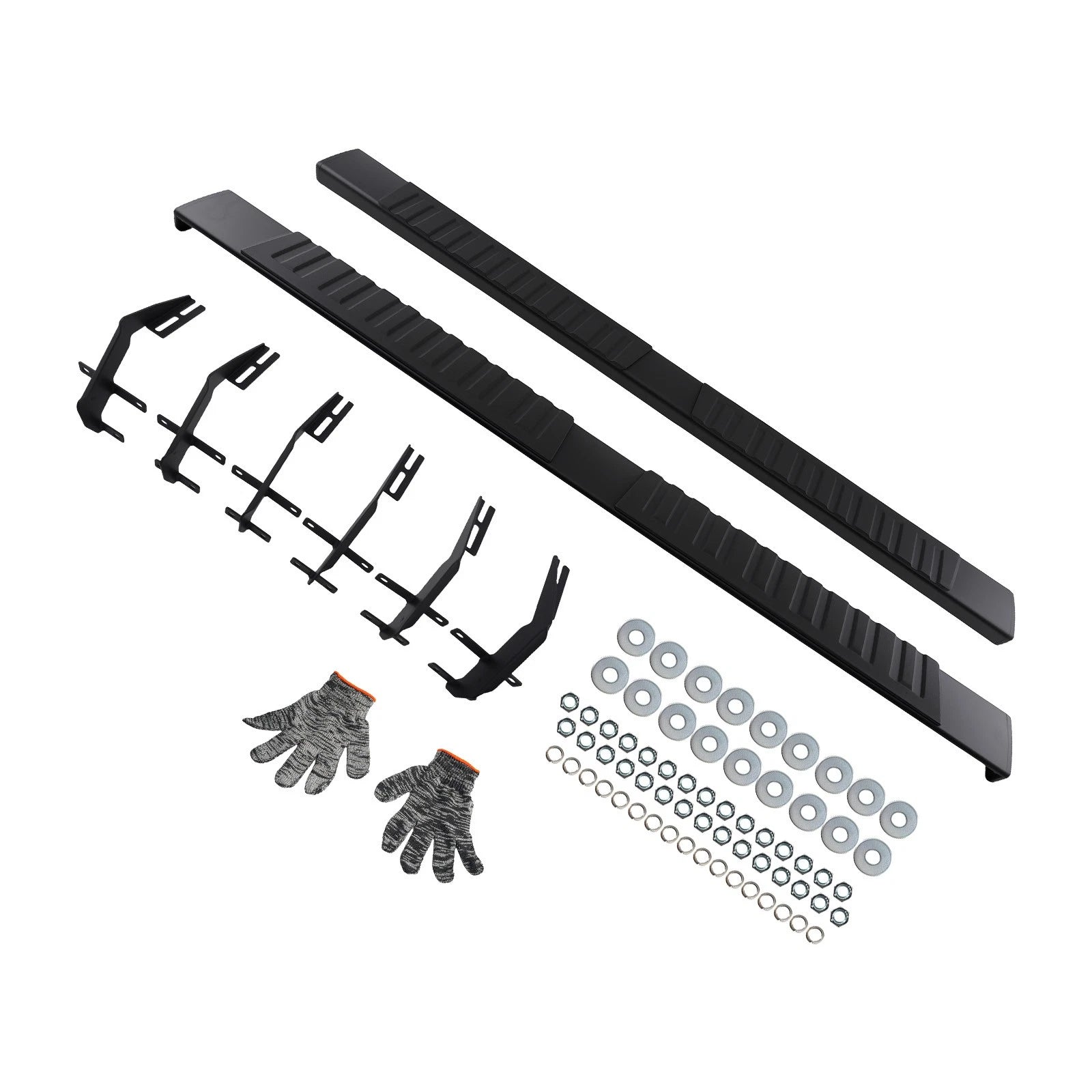 6" Wide Side Step Package for Ford F-150 Super Crew Cab (2015–2025) Aluminum