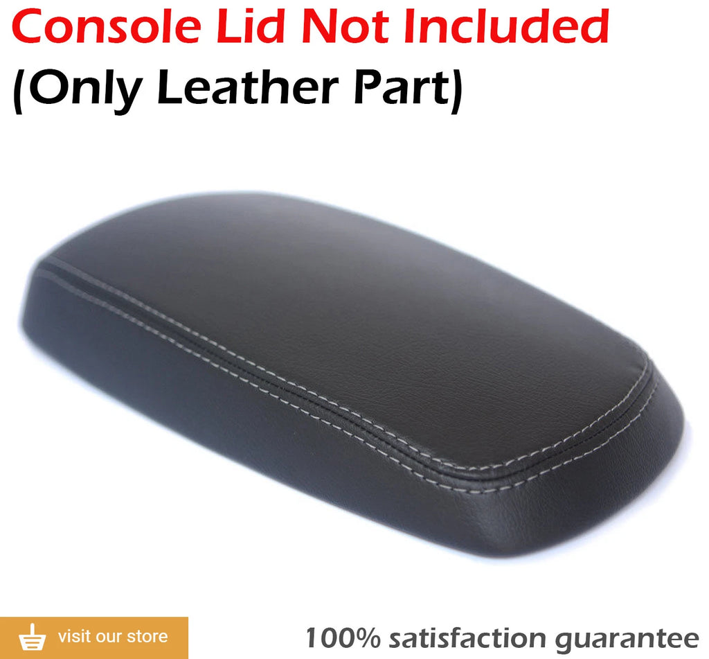 Center Console Armrest Cover for Hyundai Elantra (2011–2016) Gray Leather