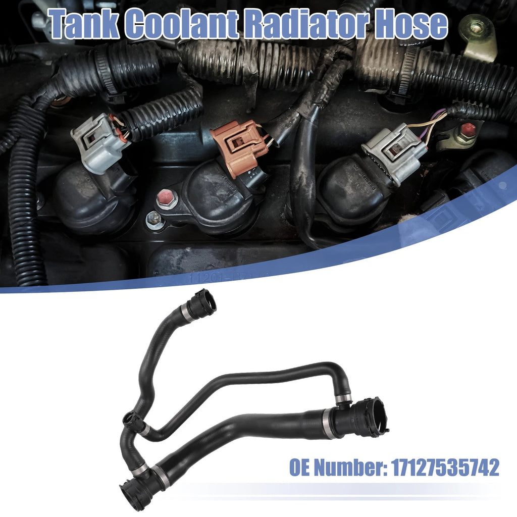 Heater Hose Radiator Expansion Tank Pipe for BMW 750i 750Li (2006–2008)