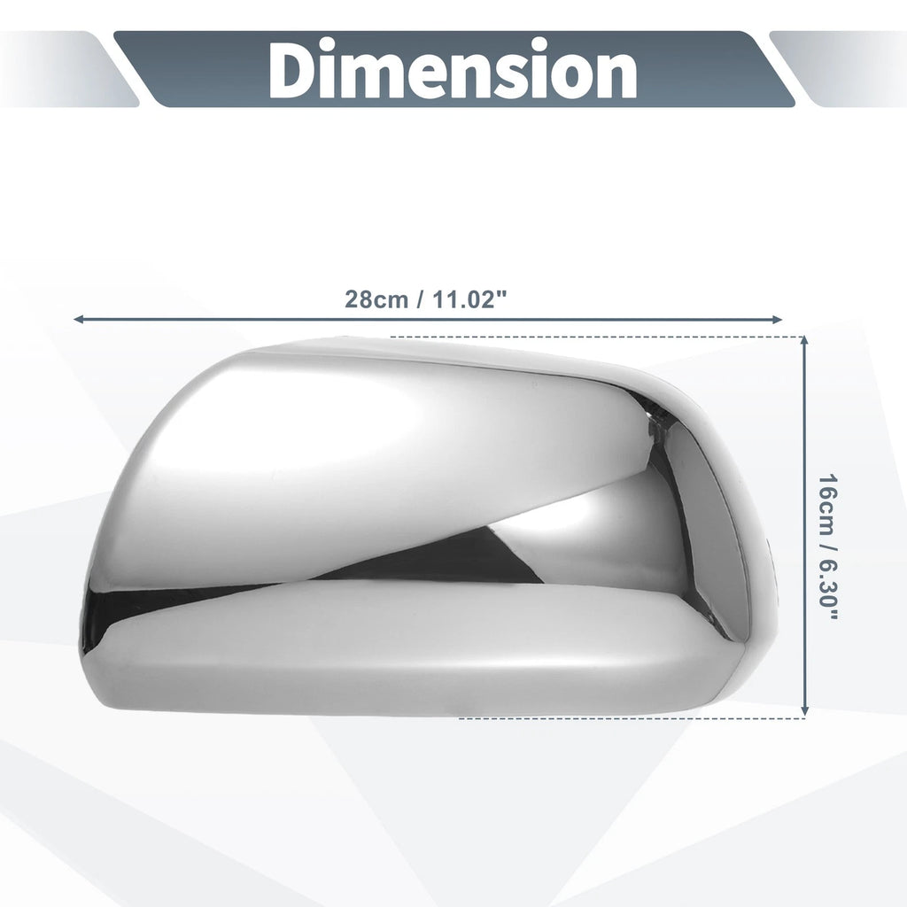 Set of 2 Rearview Mirror Cover Overlay Chrome for Toyota Sienna (2011–2020)