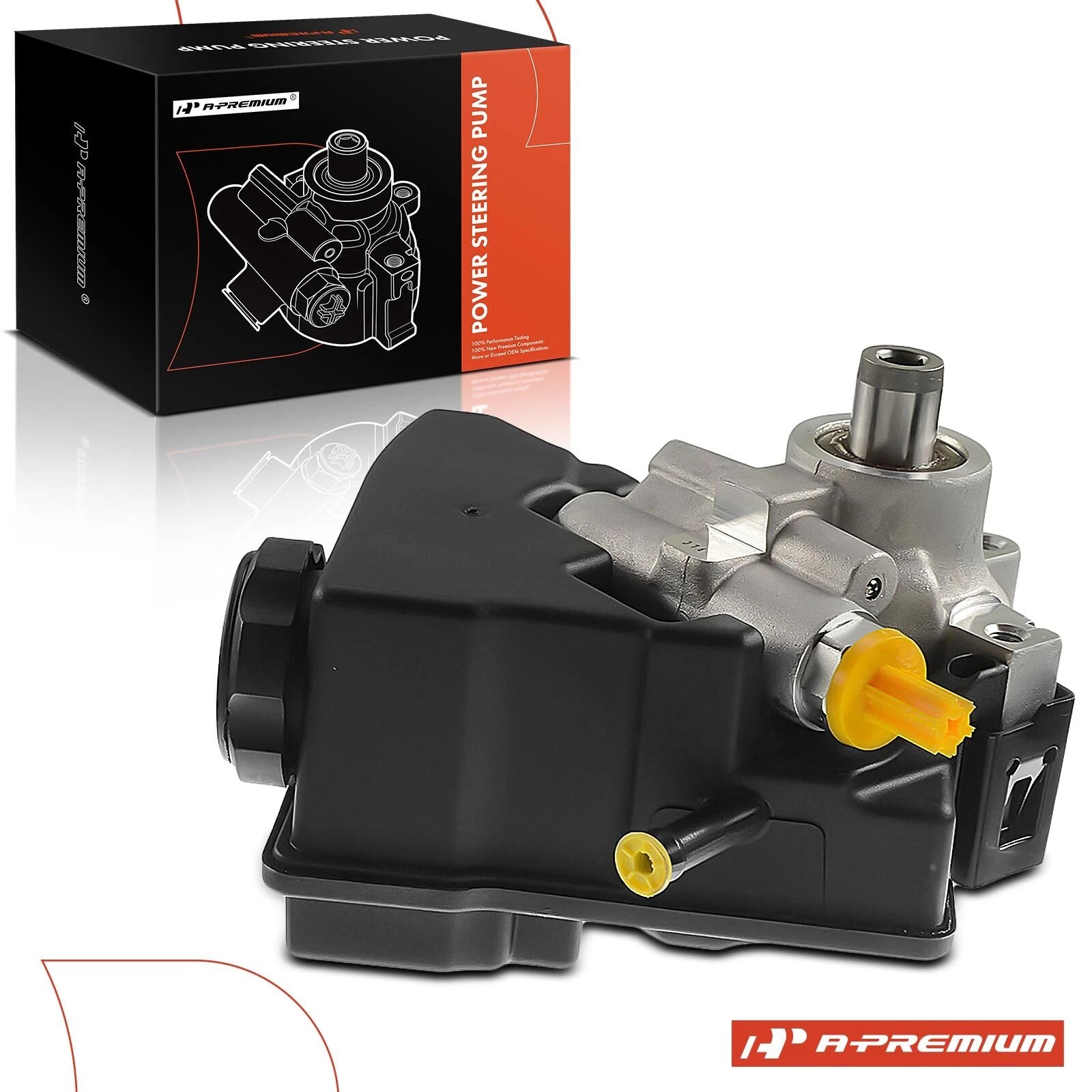Power Steering Pump with Reservoir for Buick Century, Chevrolet, Pontiac