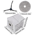 Complete Mop Cloth Dust Bag and Side Brush Kit for ECOVACS DEEBOT MINI (N/A)