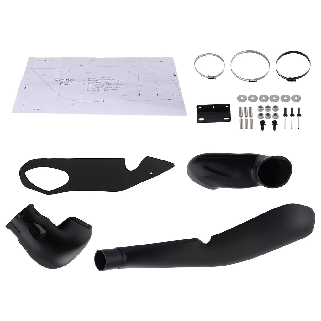 Air Intake Snorkel Right Kit for Toyota Tacoma 2.7L 4.0L (2005–2015) Black