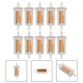 10pcs Fuel Filter for B&S 695666 5065 5065D 14469B BTT 30 (Fits Lawn Mower)