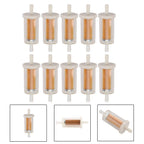 10pcs Fuel Filter for B&S 695666 5065 5065D 14469B BTT 30 (Fits Lawn Mower)