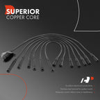 7x Spark Plug Wire Sets for BMW 325, 325e, 325es, 528e (1984-1988)