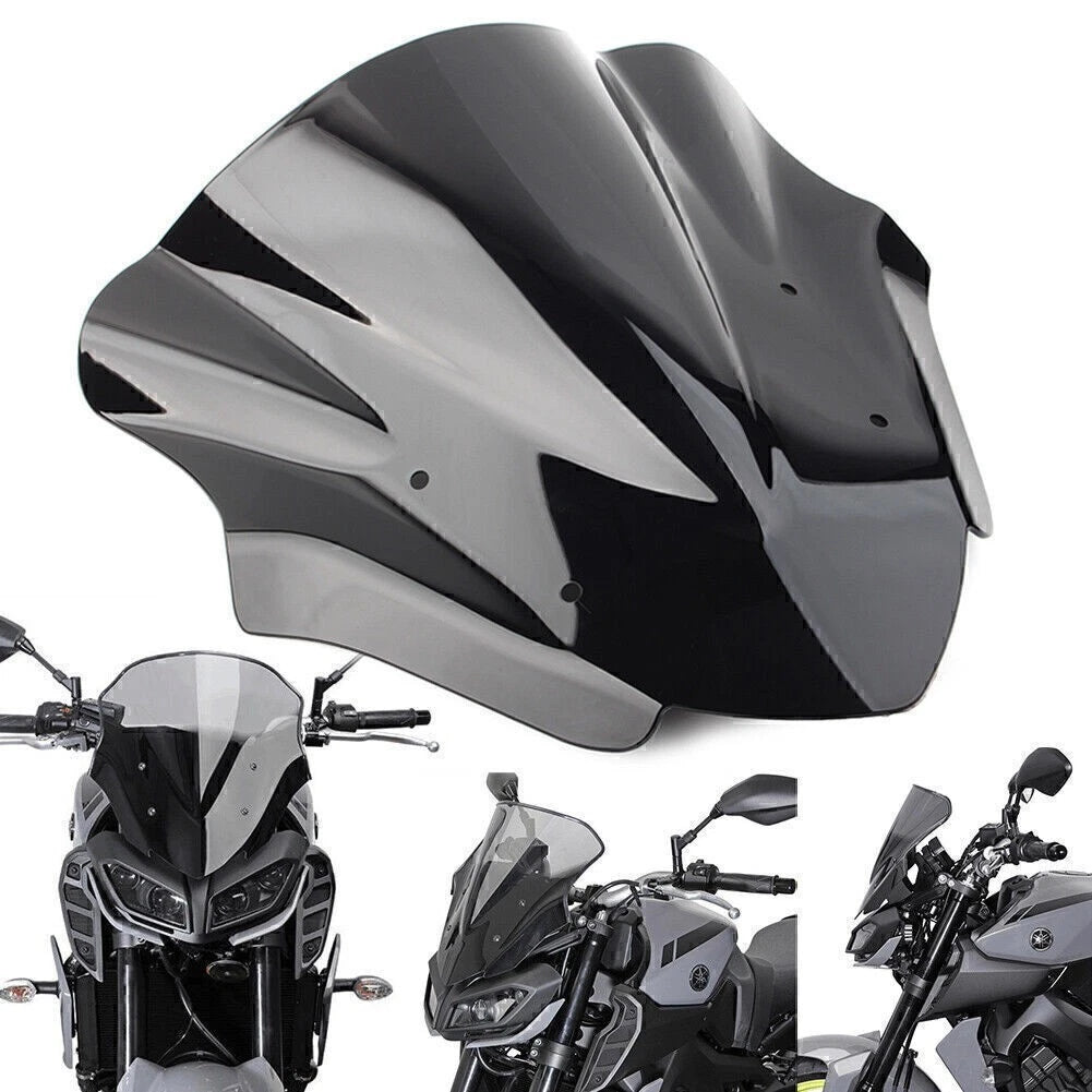 Windshield Deflector for Yamaha MT-09 FZ09 (2017–2020) Black