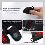 Silicone Remote Key Fob Shell Cover Case for Jeep Chrysler Dodge (2014-Up)