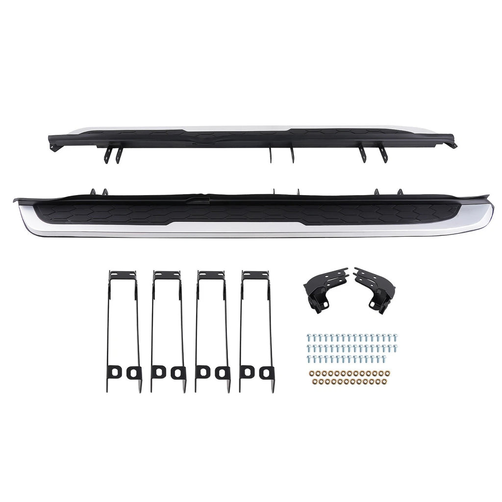 Heavy Duty Running Board Side Step for Honda CR-V (2017–2022) Black Silver