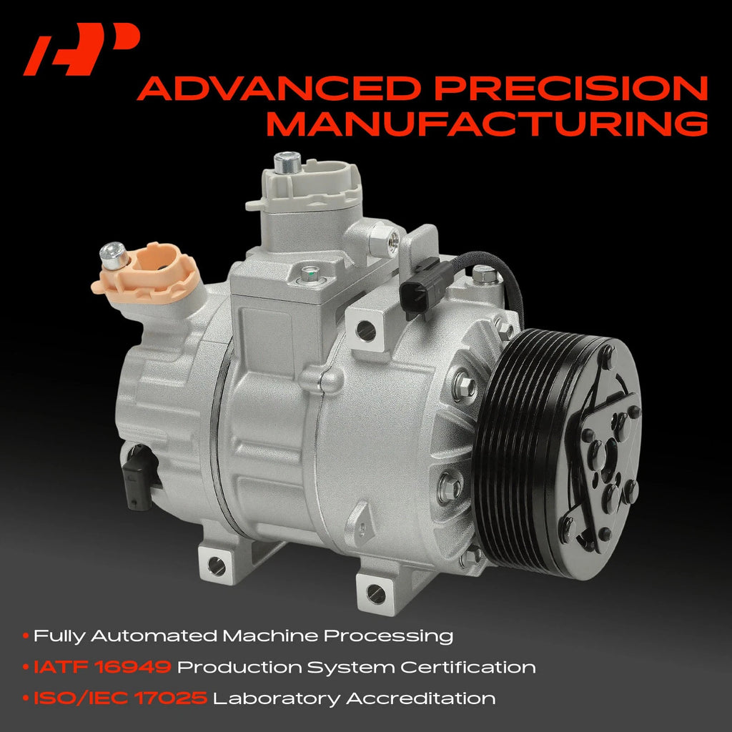 A/C Compressor with Clutch for Ford F-250 F-350 Super Duty (2011–2016)