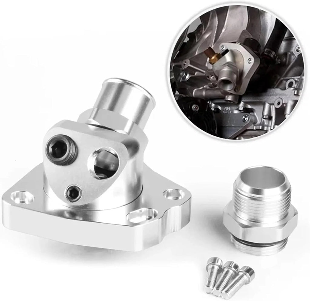 Aluminum Radiator Hose Swivel Neck Thermostat Housing for Honda K-Series (K20 K24)