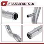 Heater Hose for Kia Forte Forte5 (2014–2018) No. 254572E000 Metal Silver Tone