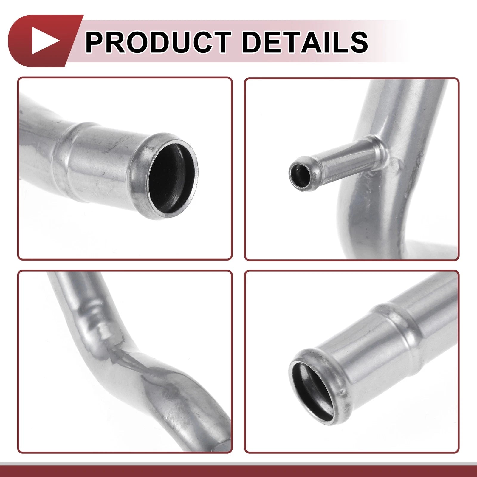 Heater Hose for Kia Forte Forte5 (2014–2018) No. 254572E000 Metal Silver Tone
