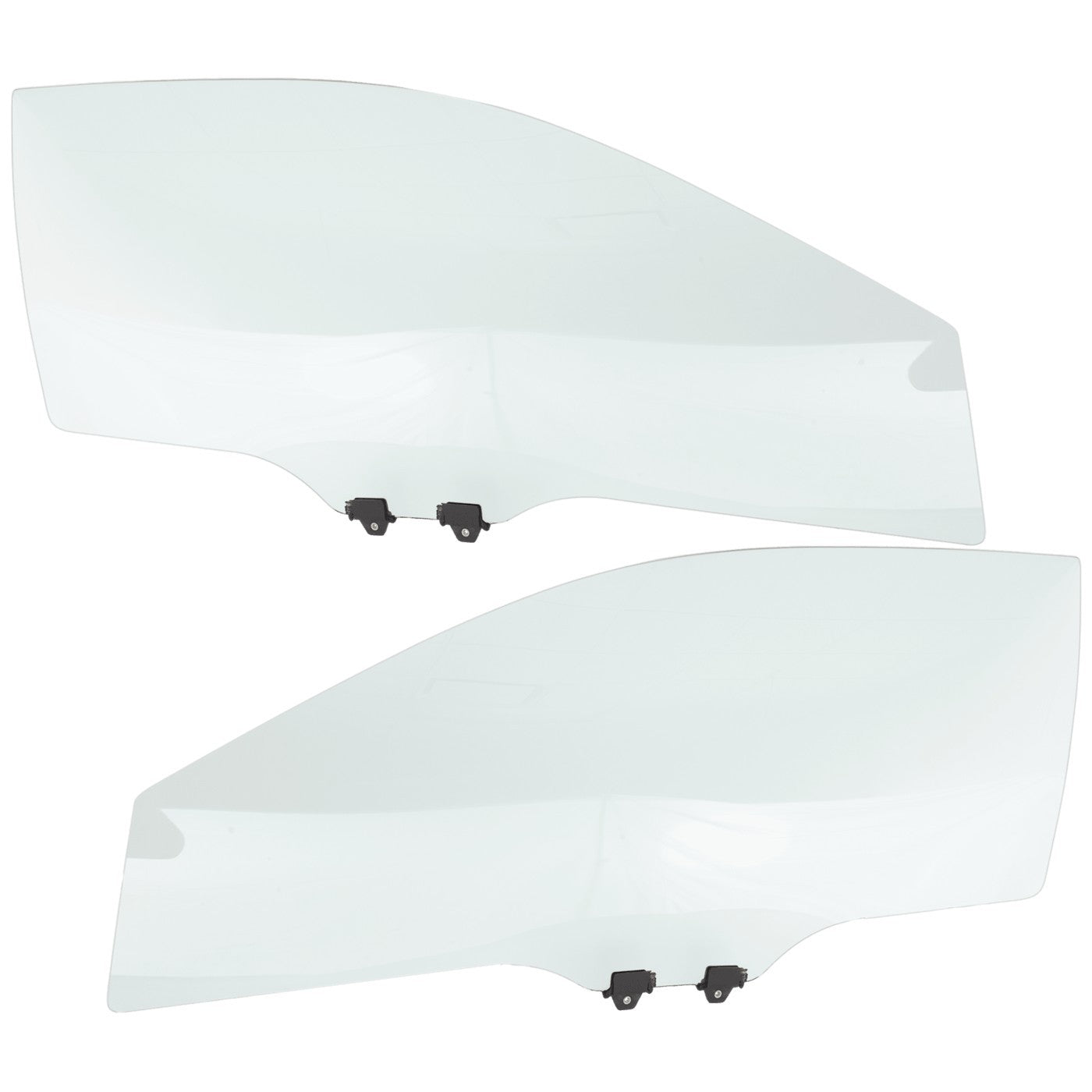Set of 2 Front Door Glasses for Honda Civic