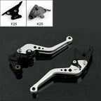 Short Brake Clutch Levers for Kawasaki Ninja 250R (2008–2012) T9 Silver