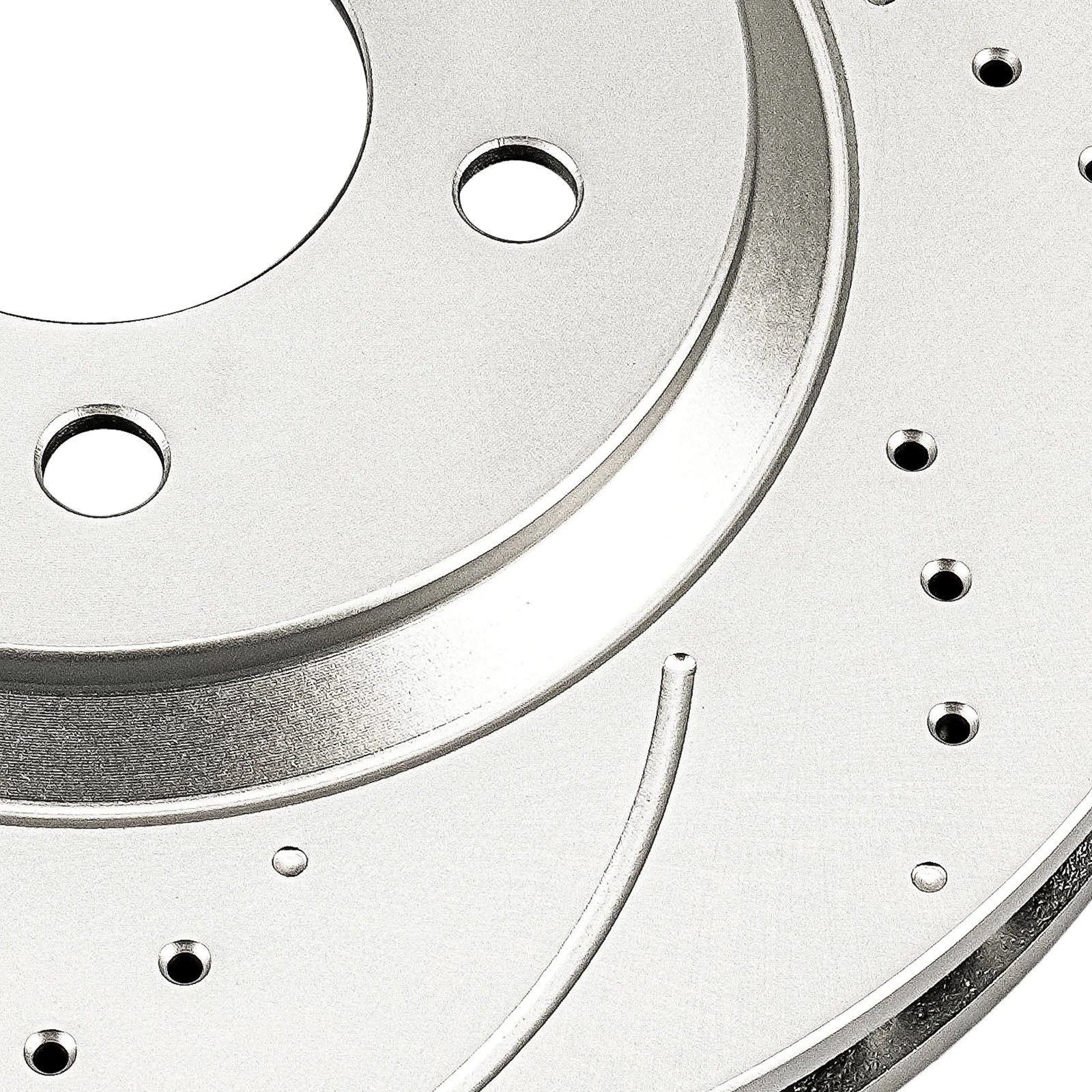Front Drilled Slotted Brake Rotors for 2012-2014 Ford Mustang V6 3.7L (2012–2014)