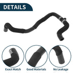Radiator Hose for Audi A6 (2004–2011) 4F0819373K Rubber Black