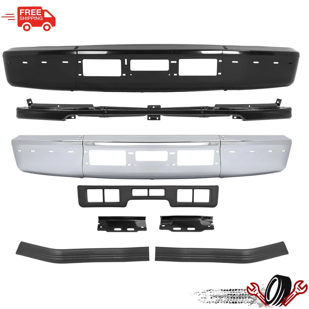 Set of 2 Front Bumper Trim Molding for Ford Bronco F150-F350 (1992–1997)