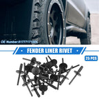 25 Pcs Fender Liner Rivets for BMW X1 (2013-2023)