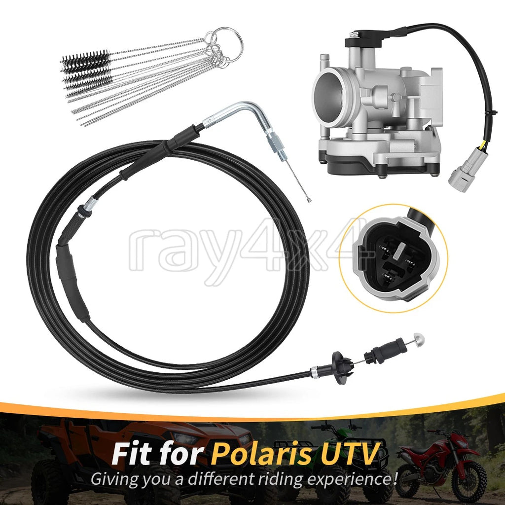Throttle Body Assembly w/Cable for Polaris Ranger Crew 700 (2008–2009) 2203925 1203160