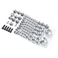 Chrome Topper Bolt Cap Cover for Harley Softail Rocker Fatboy (2007-2013)