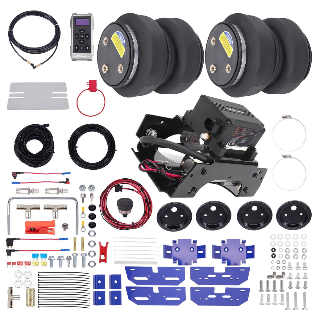 Air Suspension Kit + Wireless Air Compressor for Dodge Ram 1500 (2002–2008)