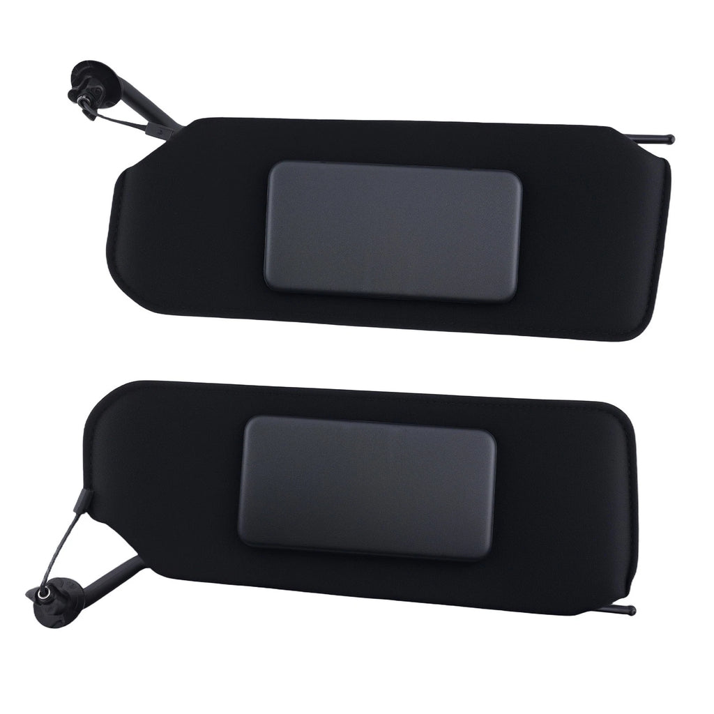 Pair Black Sun Visors for Chevrolet Corvette C5 (1997–2004) 10442033 10442034
